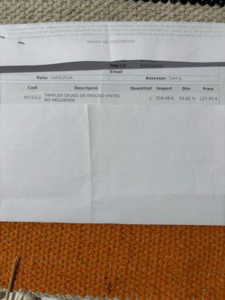 Tapiflex somier sin patas