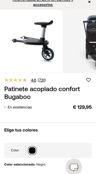 Patinete acoplado Bugaboo comfort