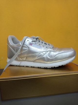 Bambas Reebok plateadas