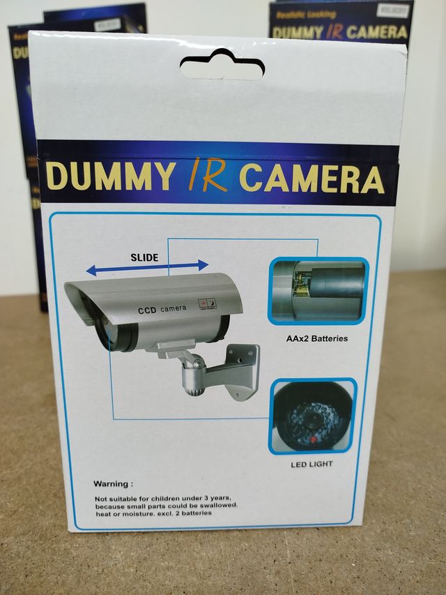 Cámara de seguridad exterior dummy