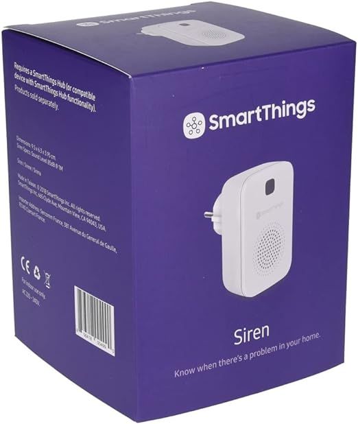 SmartThings Siren - PRECINTADA