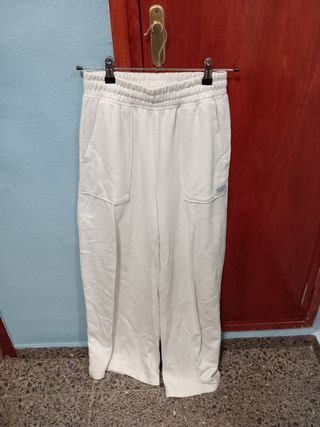 Pantalones chándal blancos
