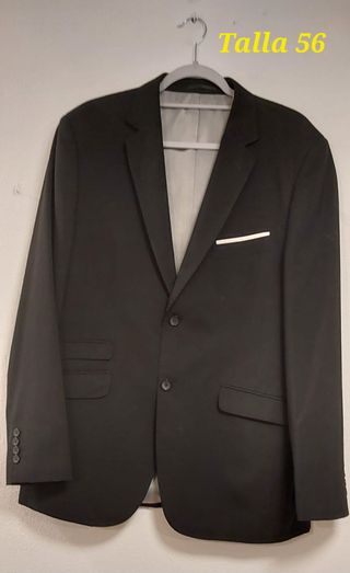 traje hombre negro