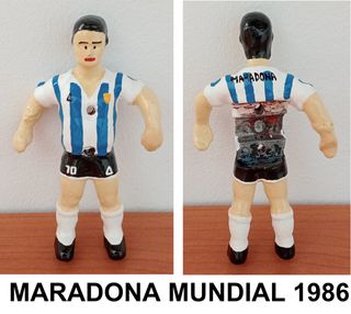 Muñeco de futbolin maradona
