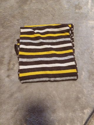 Lote 5 bufandas hombre. Varios colores.