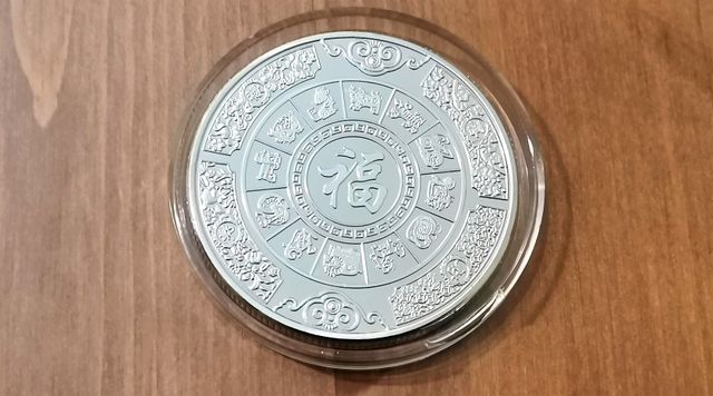 Moneda año nuevo chino Buey 2021