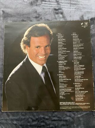 Disco vinilo de Julio Iglesias