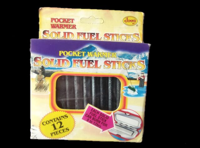 SCALDAMANI CON 12 BASTONCINI DI COMBUSTIBILE