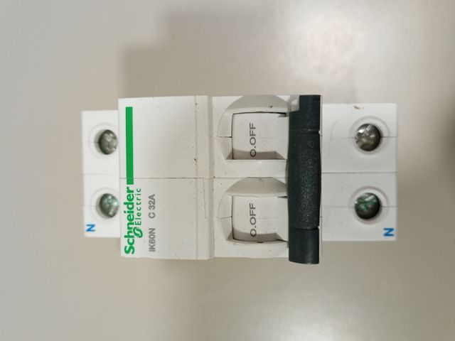 Disyuntor, diferencial, contactor