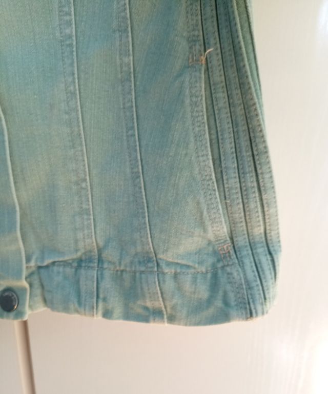 Chaqueta vaquera azul claro MANGO REBAJADO