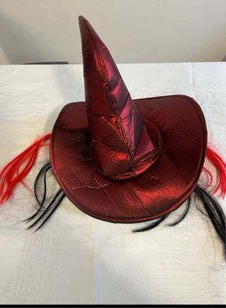 cappelli parrucca halloween strega maga streghetta