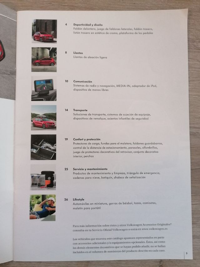 Catálogo accesorios VW POLO