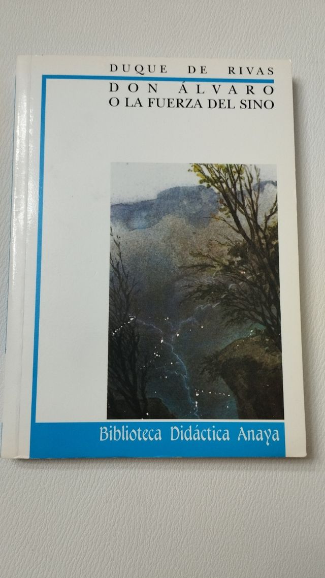 Don Álvaro o la fuerza del sino (Biblioteca Didactica Anaya) (Spanish Edition)