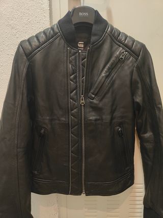 Cazadora GSTAR XS S Cazadora piel cuero Biker xwz 