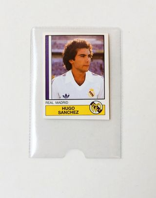 HUGO SANCHEZ 129 FUTBOL 87 PANINI REAL MADRID