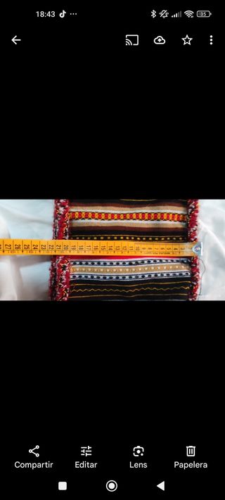 Manta fallero infantil