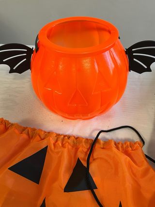 Set notte halloween vetrofanie zucca gadget