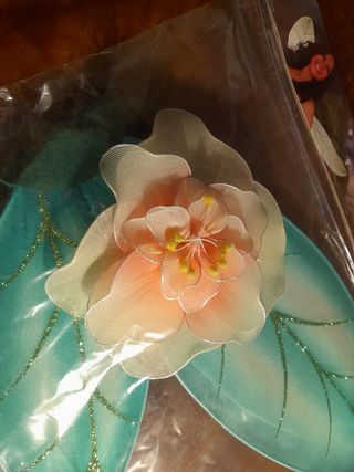 Ali farfalla con fiore