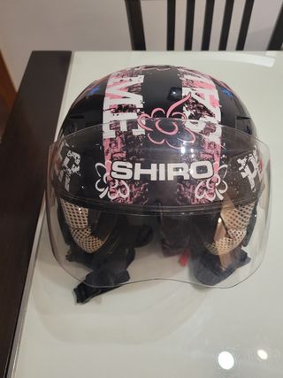 Casco Jet Shiro niña . 54cm