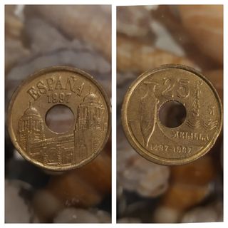 Moneda 25 pesetas 1997 
Melilla 