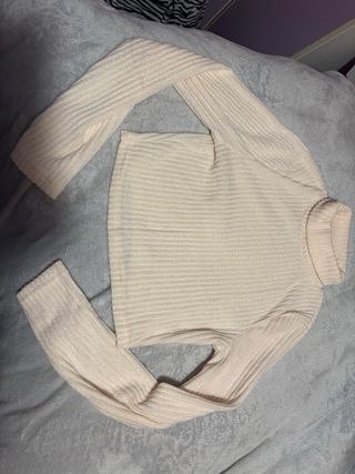 top blanco/crema  xs sin usar