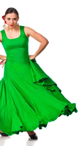 Vestido XS baile flamenca feria abril 