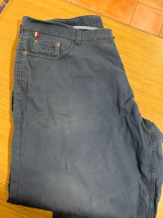 PANTALON CRO,TALLA 48,AZUL,DESGATADO,