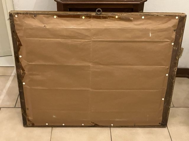 Quadro antico oleografia