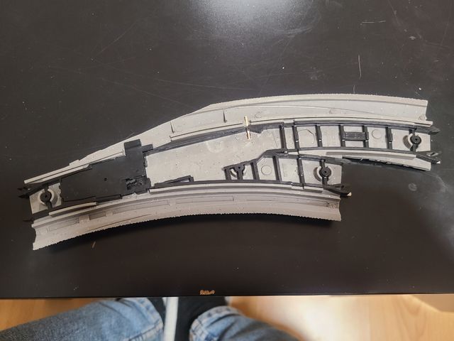 Desvio curvo roco a izquierdas 