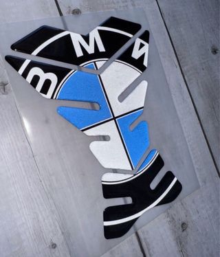 PEGATINA ALMOHADILLA PROTECTORA DEPOSITO MOTO BMW 