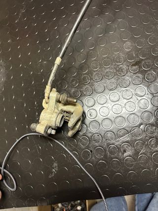 impianto freno pinza e pompa posteriore ktm exc sx