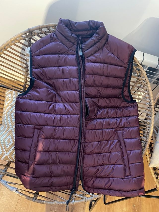 Chaleco Aeropostale burdeos granate nuevo talla S