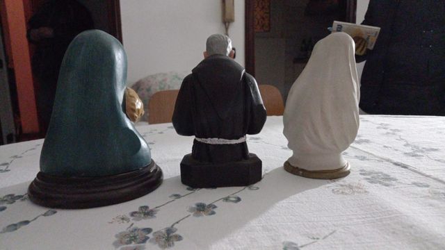 Statuette Padre Pio e Madonna