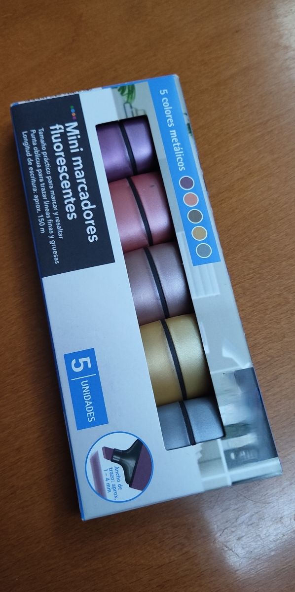 Rotuladores/Marcadores Caja x 5