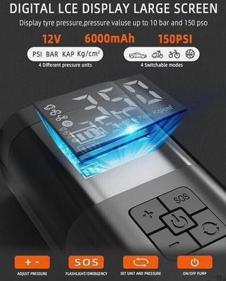 Compressore ad aria, BATTERIA, mai usato!occasione