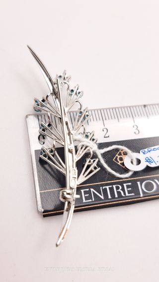 BROCHE ORO 18K Y TURQUESA