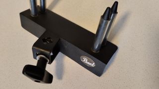 Pandereta/Tambourine + soporte + rack pinza