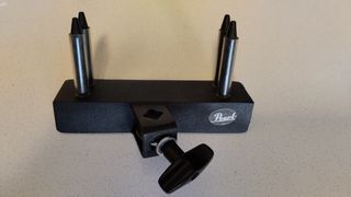 Pandereta/Tambourine + soporte + rack pinza