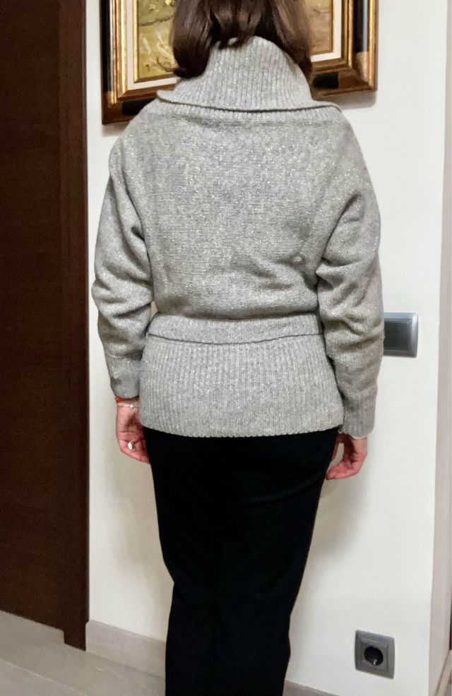 Jersey lana cuello alto mujer