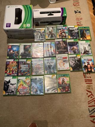 XBOX 360 KINECT MAS JUEGOS
