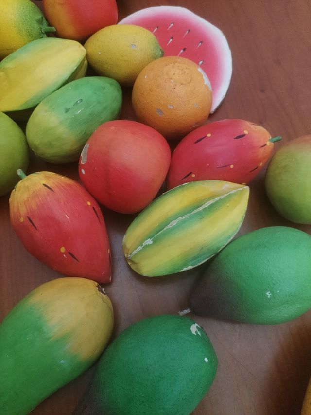 Frutas de madera