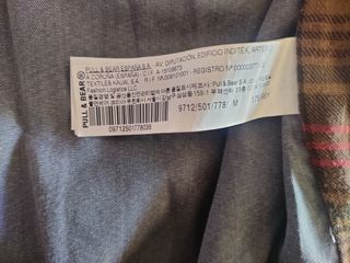 CHAQUETA PULL&BEAR 100% PIEL MARRON