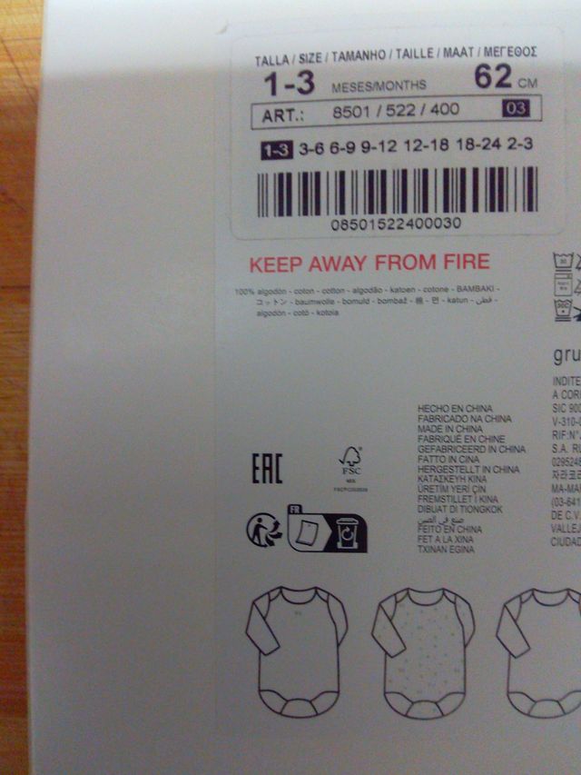 BODYS INTERIORES BEBE