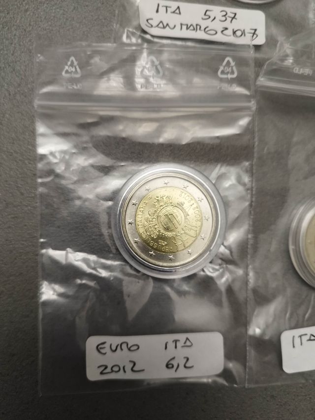Set monete euro Commemorative Italia 