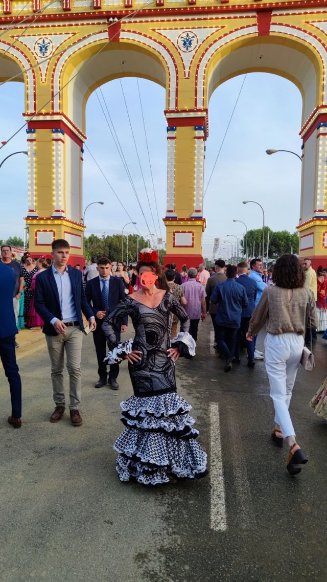 Traje de flamenca mujer