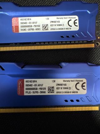 Memoria Ram DDR3 4gb Hyper X Fury