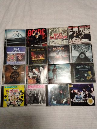 LOTE CDS HEAVY ROCK