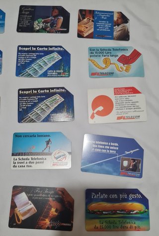 Lotto 33 schede telefoniche Telecom Italia