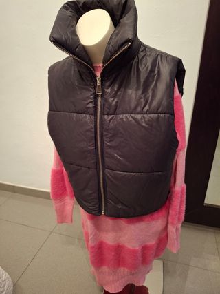 Chaleco acolchado corto