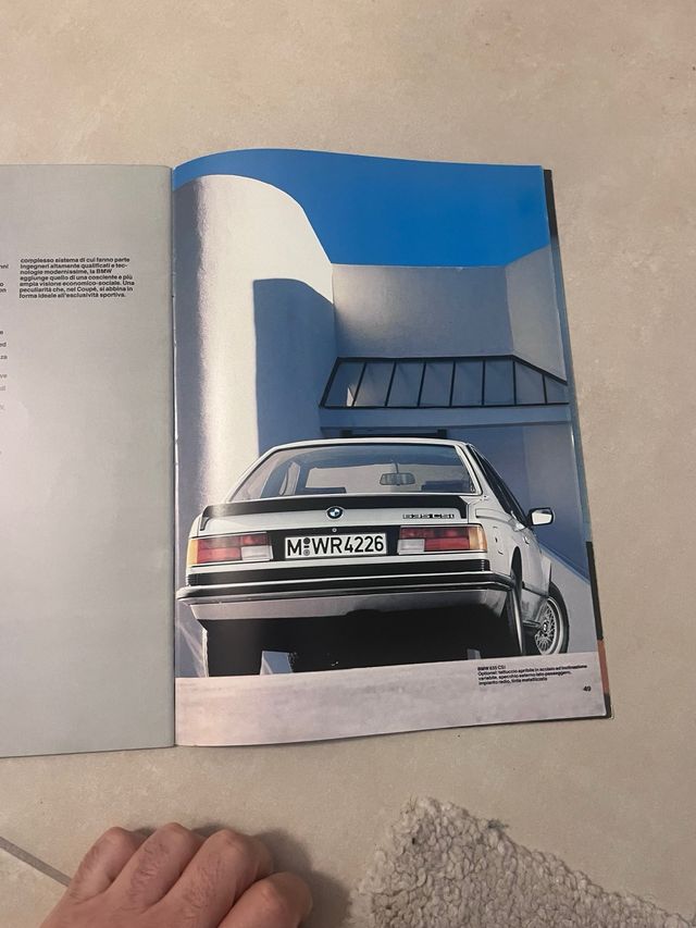 Bmw 635csi 628csi brochure